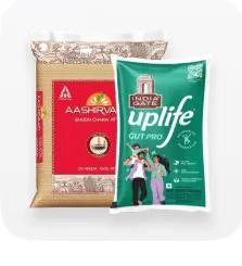 Atta, Rice, Oil & Dal