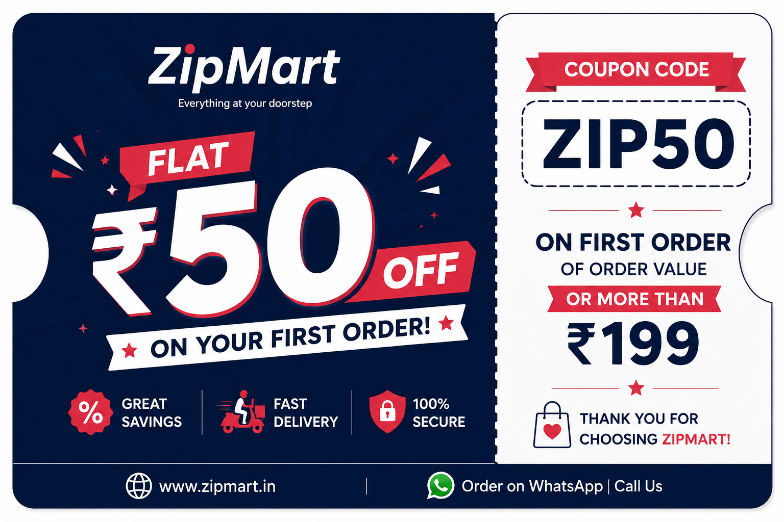 Flat ₹50 OFF